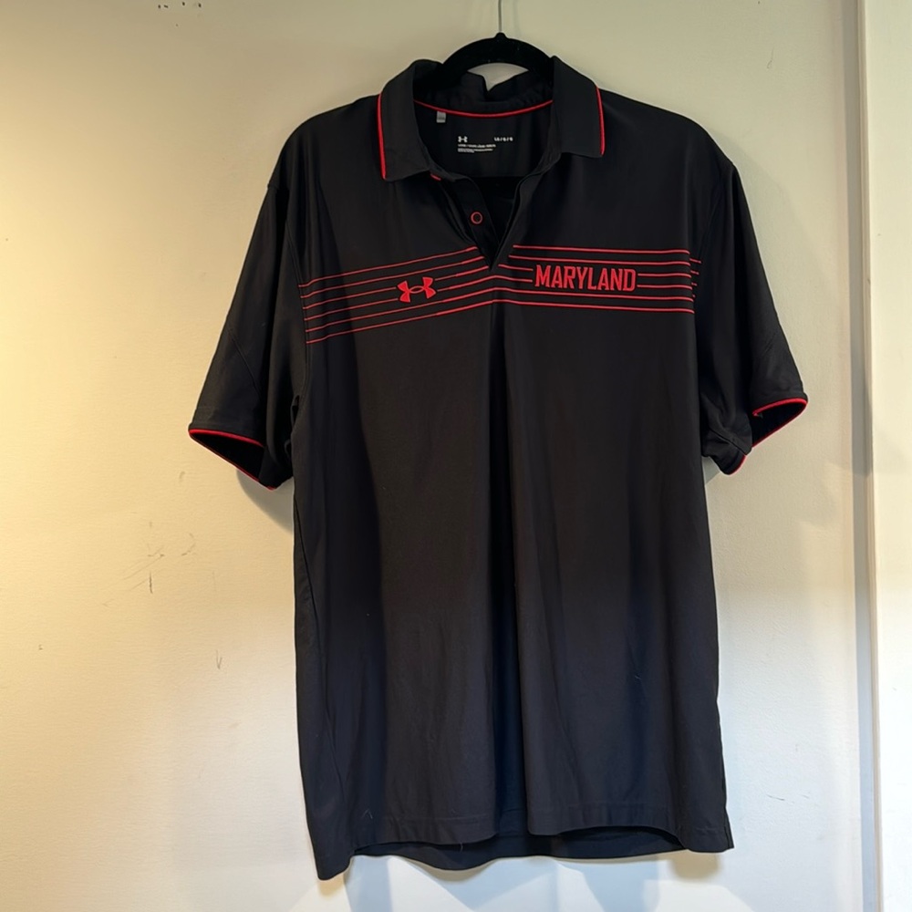 Maryland Terrapins Under Armour Polo Sideline